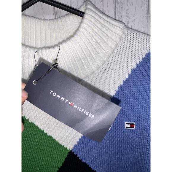 Womens Size L Tommy Hilfiger Color Block Sweater NWT - Picture 3 of 5